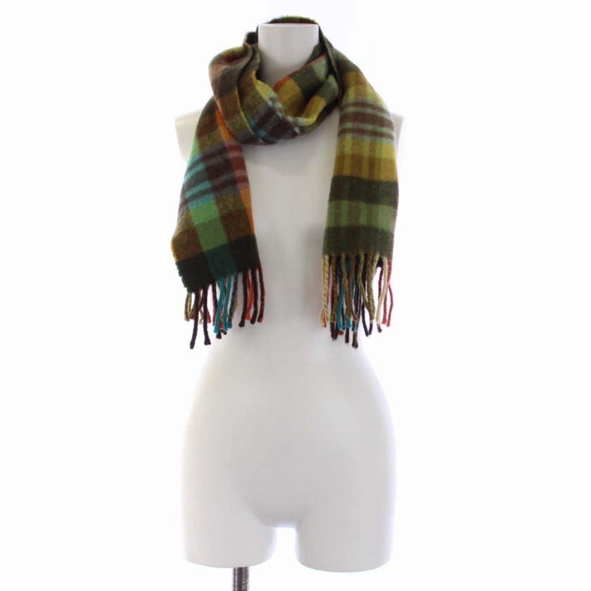 ポールスミス PAUL SMITH マフラー ストール チェック柄 カシミヤ 英国