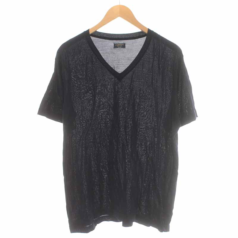 マーティーアンドサンズ MAATEE&SONS 23SS Ex WASHABLE SILK V NECK 