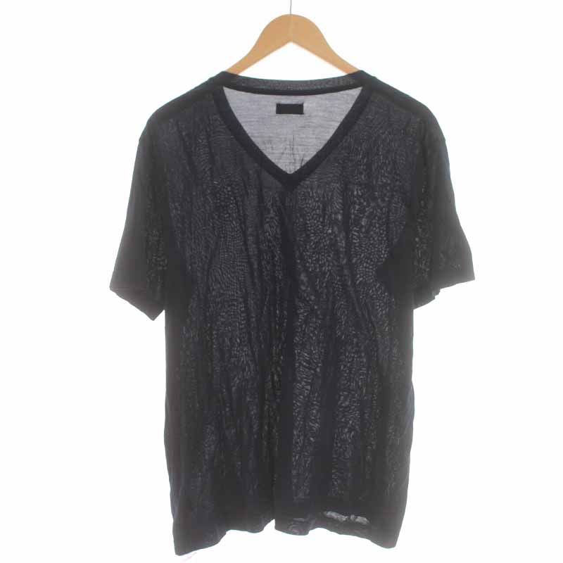 MAATEE&SONS Ex. WASHABLE SILK V NECK TEE