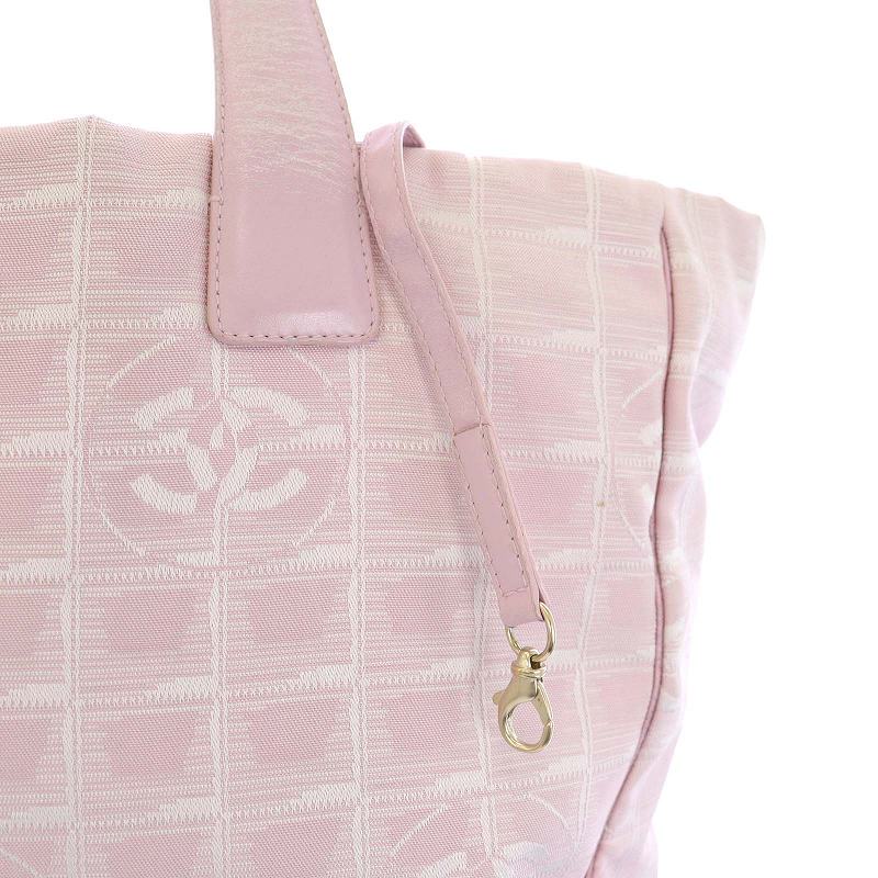 ニュートラベルライン✨ ピンクカラー トートバッグ シャネルニュー