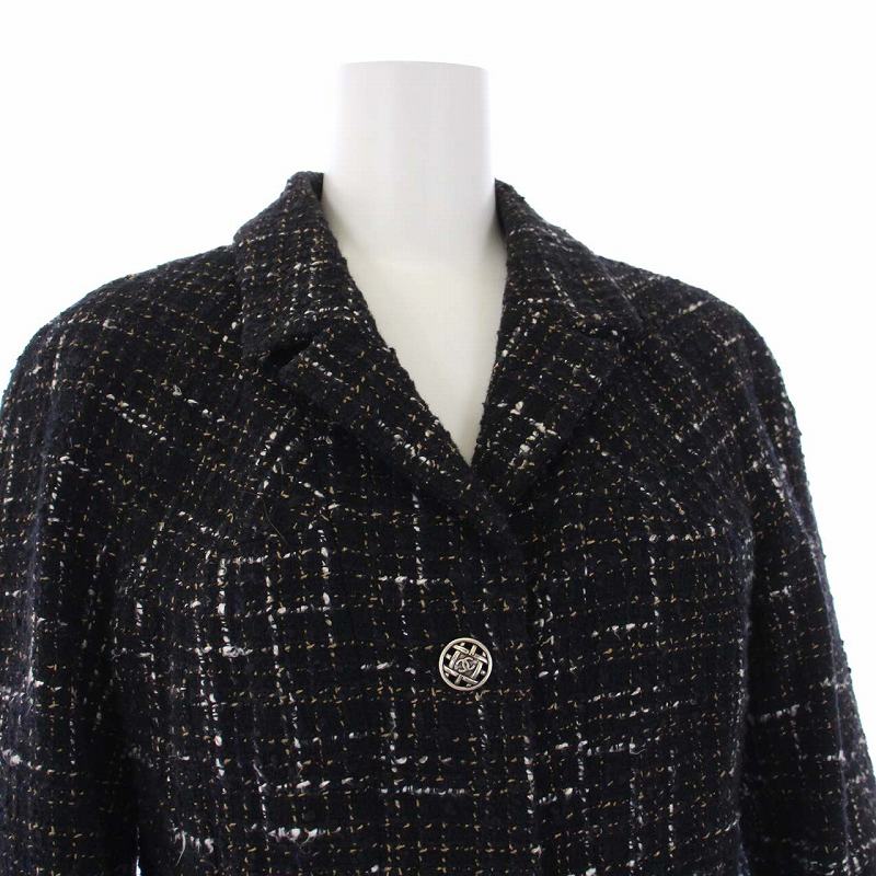 シャネル CHANEL 06C ツイード テーラードジャケット ココボタン ココ  