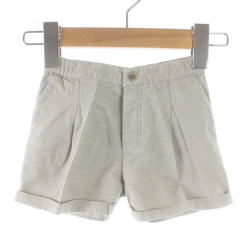 Baby DIOR ショートパンツ ベビーディオール baby Dior ショートパンツ ハーフ タック チェック