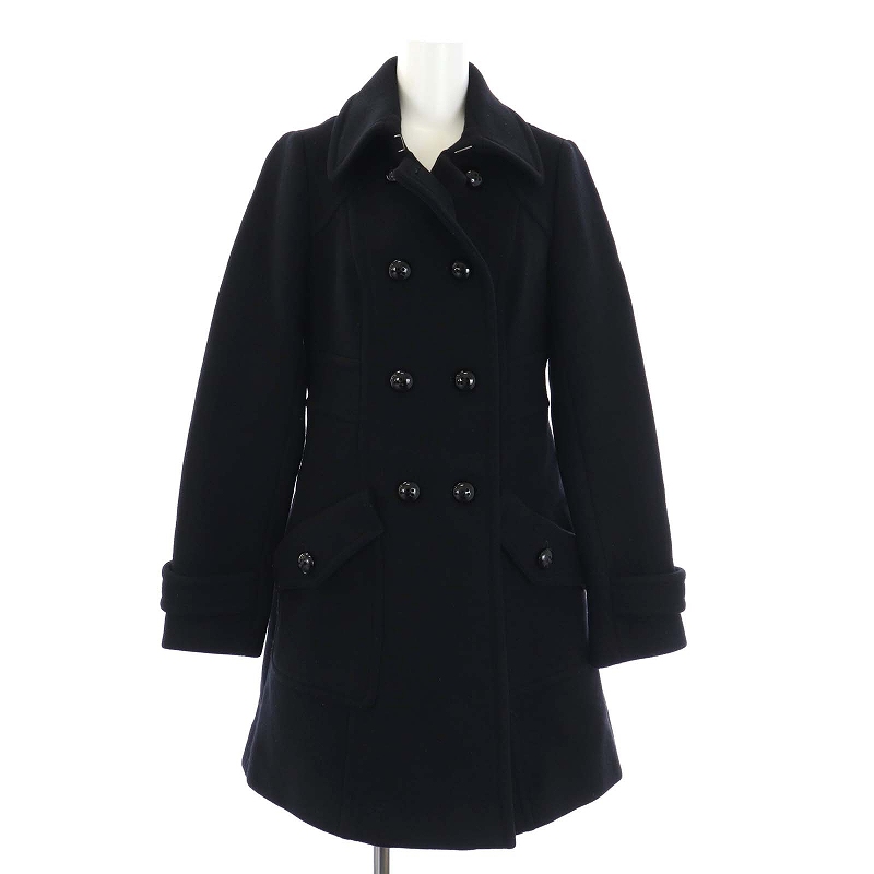バーバリーブルーレーベル BURBERRY BLUE LABEL ウールコート ダブル 