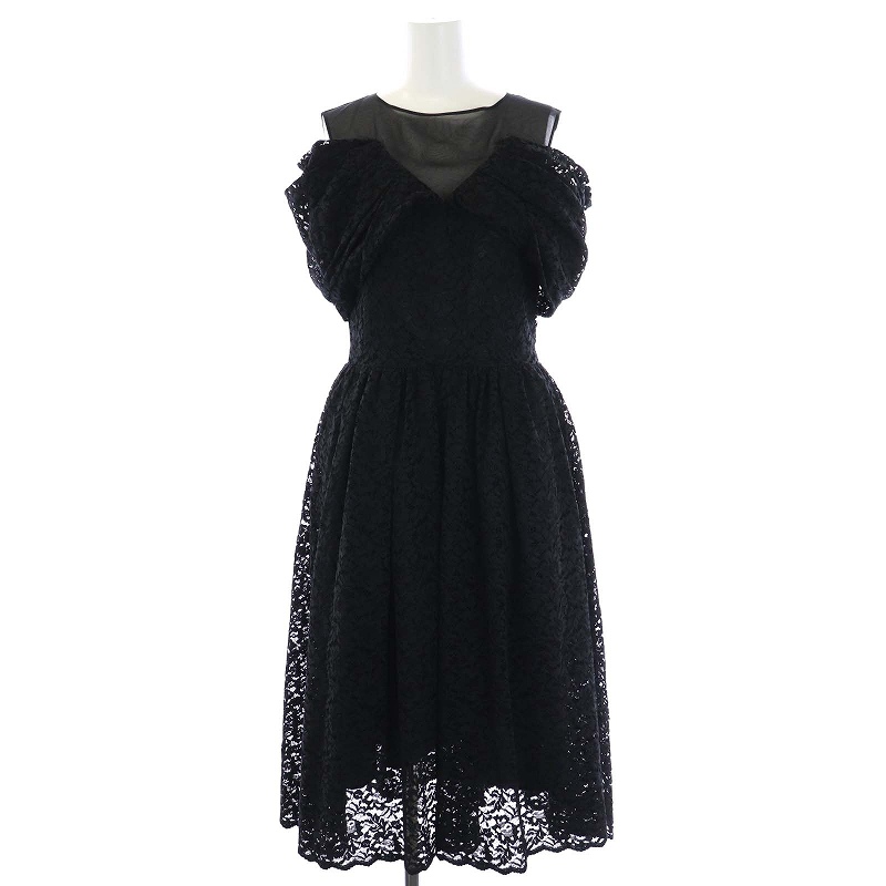 ランバンオンブルー LANVIN en Bleu ボリュームスリーブレース  