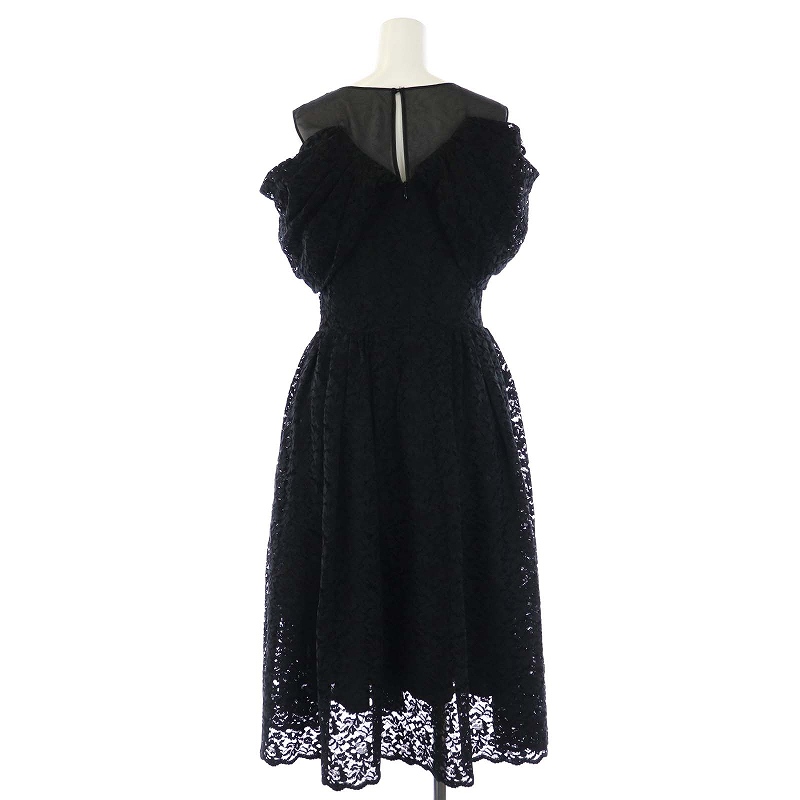 ランバンオンブルー LANVIN en Bleu ボリュームスリーブレース 