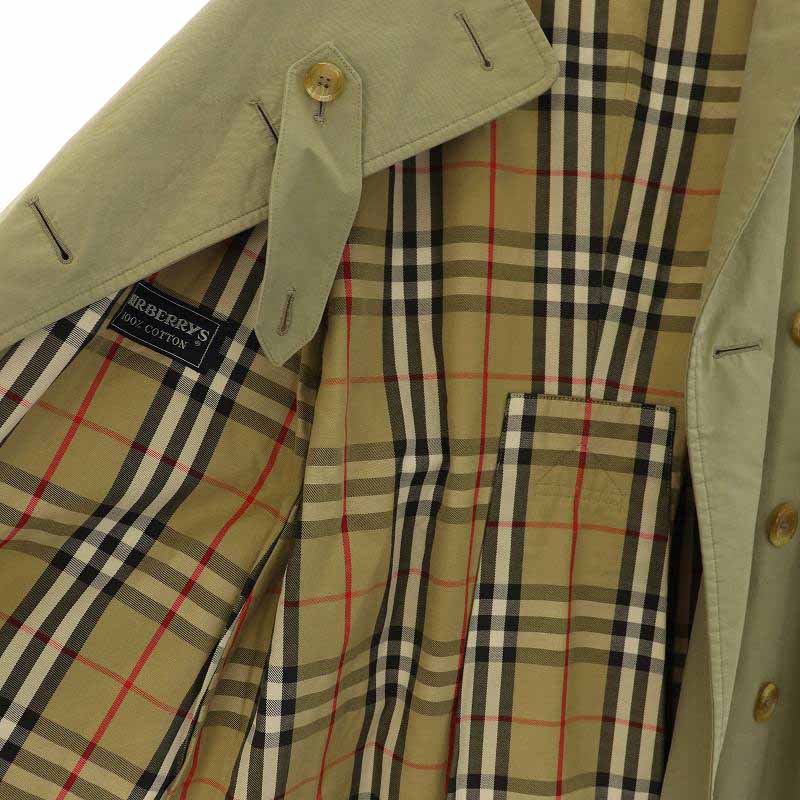 バーバリーズ Burberrys トレンチコート ロング ベルト 裏地チェック