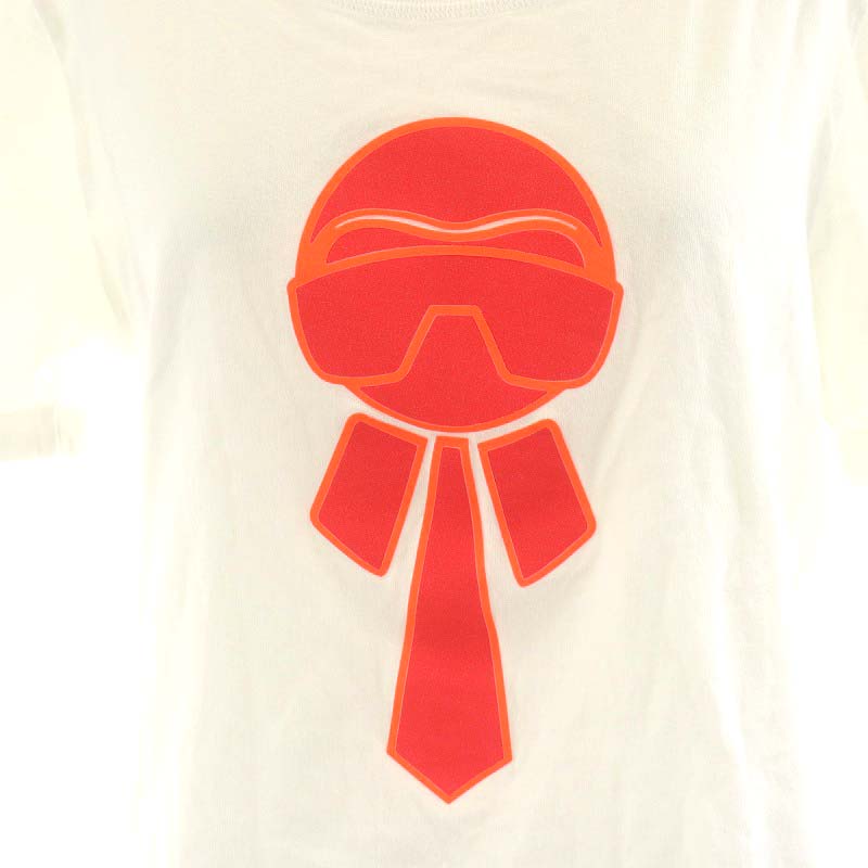 フェンディ FENDI カールラガーフェルド Tシャツ カットソー 半袖 40 M 