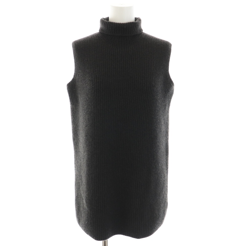 エルメス、リブ編みノースリーブセーター エルメス、リブ編みノースリーブセーター