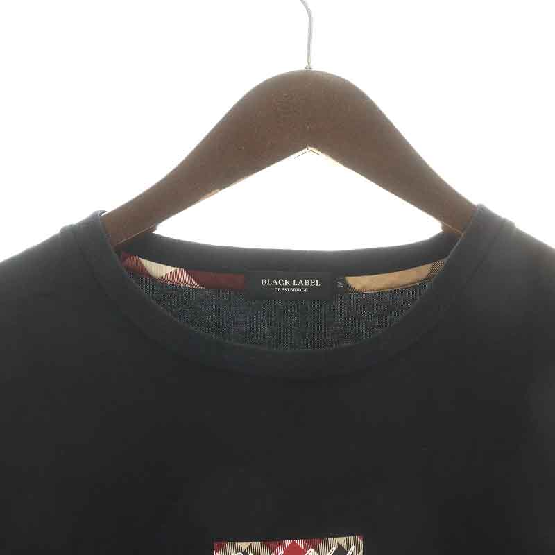新品❤️CPG ロゴ入り半袖 ブラック MONCLER 2024/25秋冬新作 ロゴパッチ付 クルーネック半袖Tシャツ