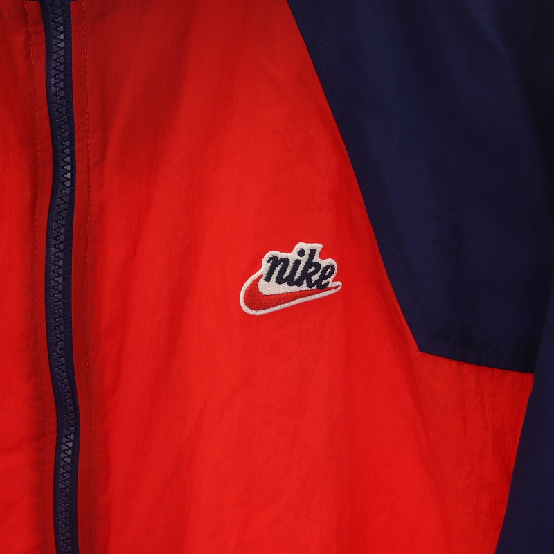 Nike 赤 ジップアップジャケット NIKE(ナイキ) / ジップパーカー/XL/コットン/レッド/赤/ワン