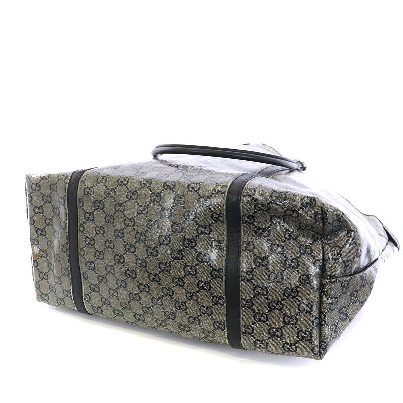グッチ GUCCI GG柄 トートバッグ ショルダーバッグ グレー 197954 /TK  