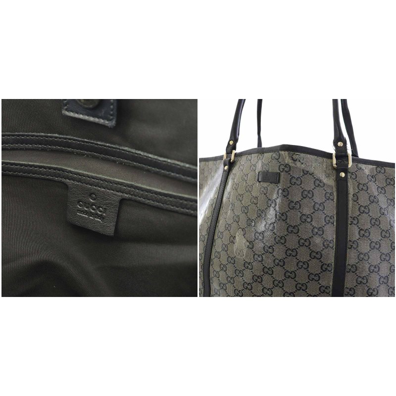 グッチ GUCCI GG柄 トートバッグ ショルダーバッグ グレー 197954 /TK  