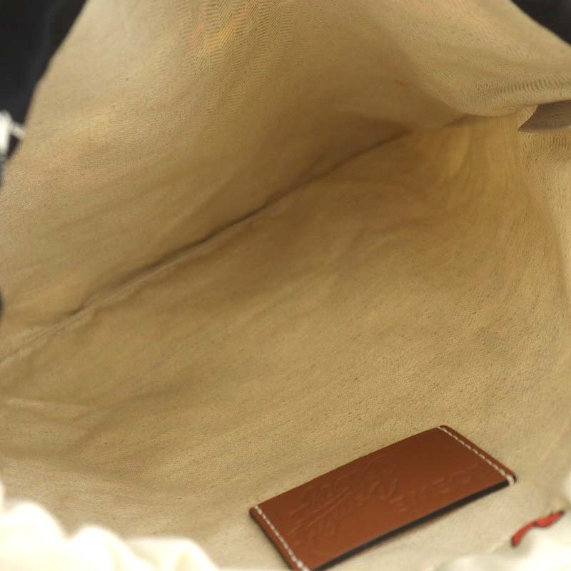 ロエベ LOEWE パウラズイビザ パロット ドローストリング ポーチ 巾着 