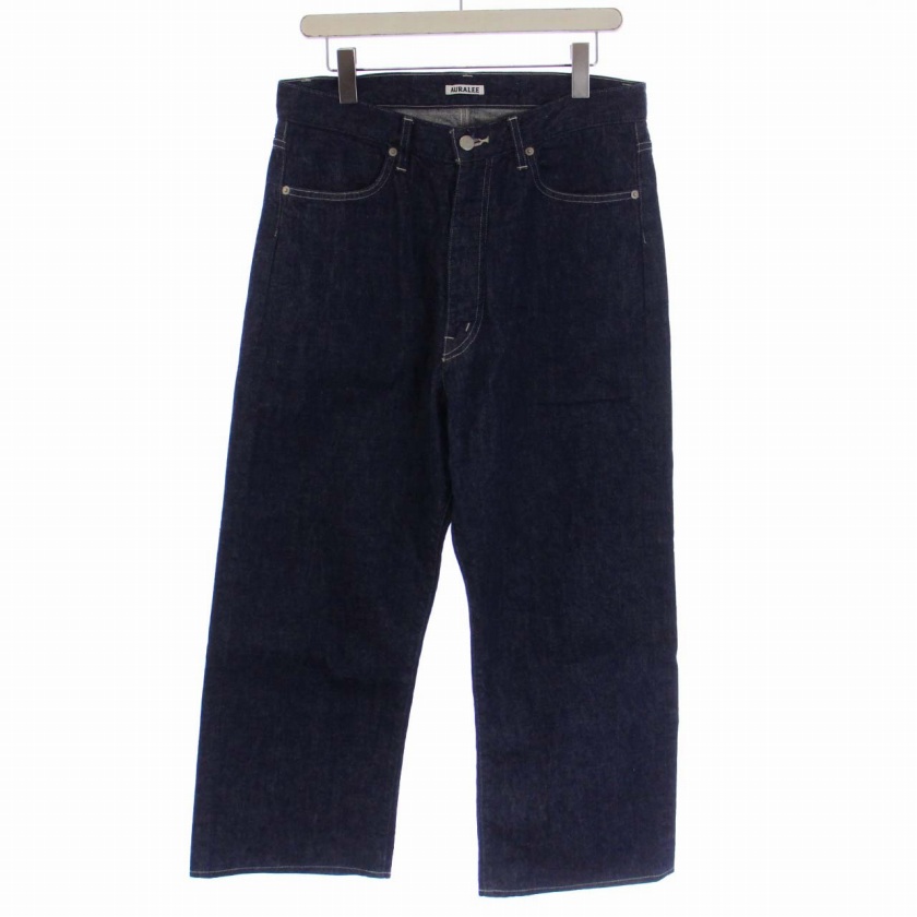 オーラリー AURALEE 23SS SELVEDGE LIGHT DENIM PANTS レギュラー 