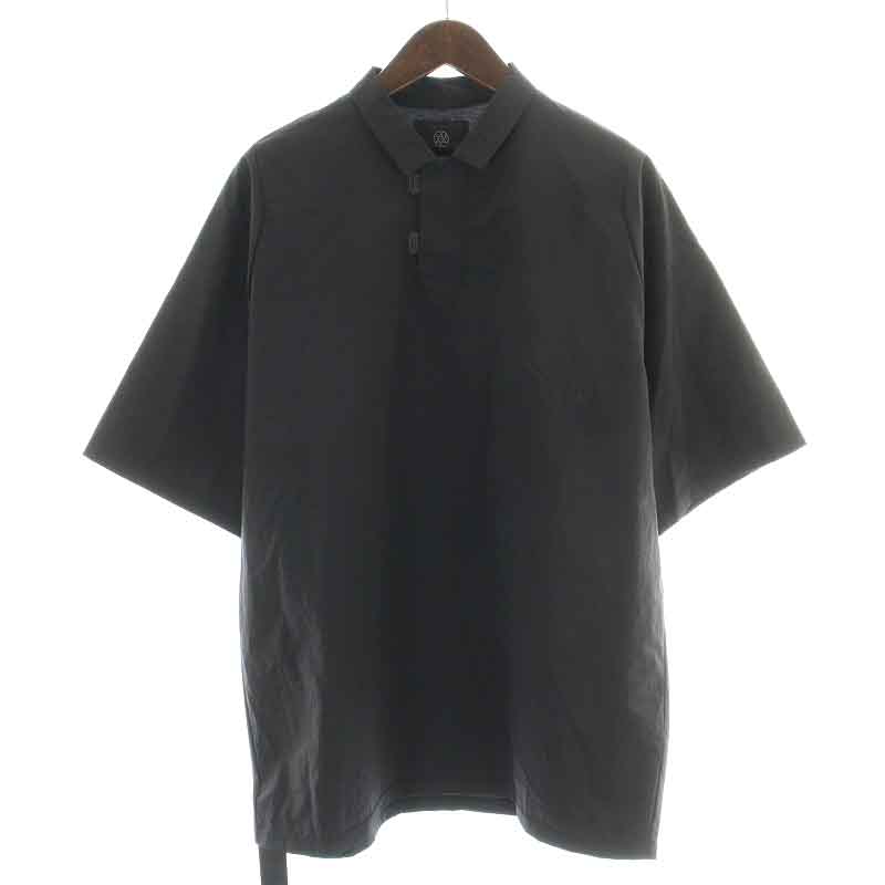 L 3 TEATORA DR テアトラ ポロシャツ DOCTOROID ブラック TEATORA/テアトラ】Capslesnap Polo Shirt - DOCTOROID