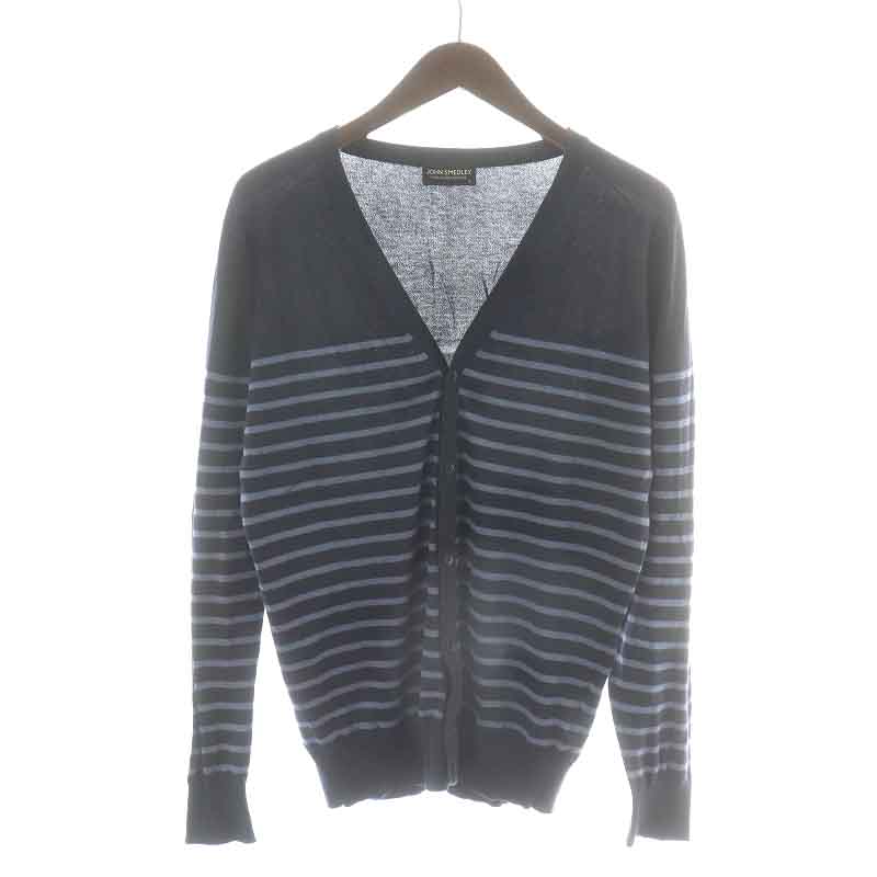 ジョンスメドレー JOHN SMEDLEY ニットカーディガン 長袖 Vネック  