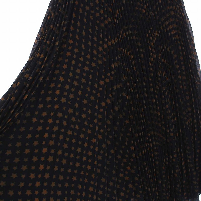 ポールスミス PAUL SMITH 20SS プリーツスカート ロング スター 星柄 