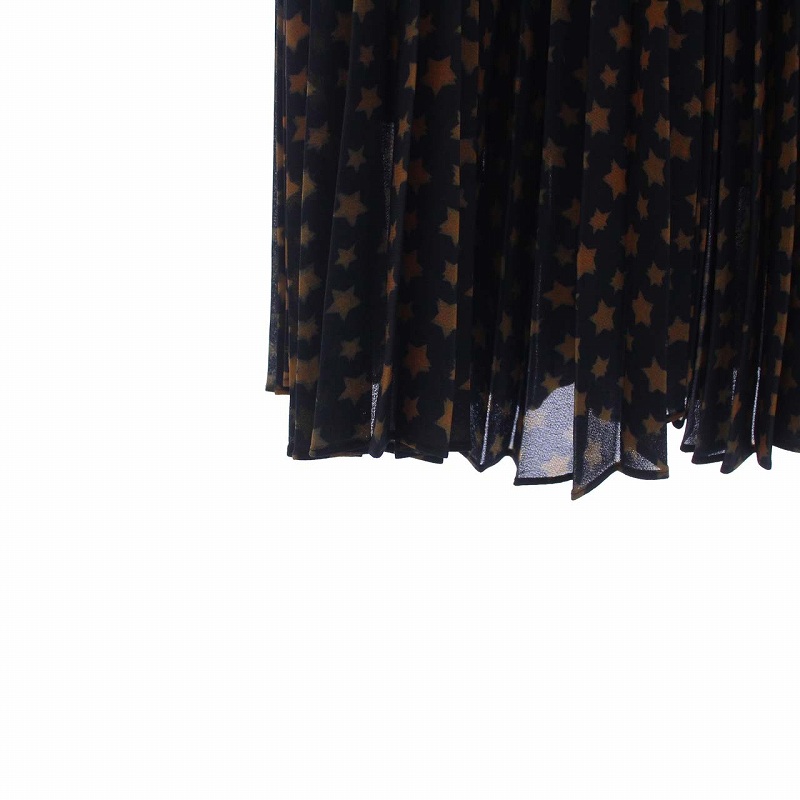 ポールスミス PAUL SMITH 20SS プリーツスカート ロング スター 星柄 