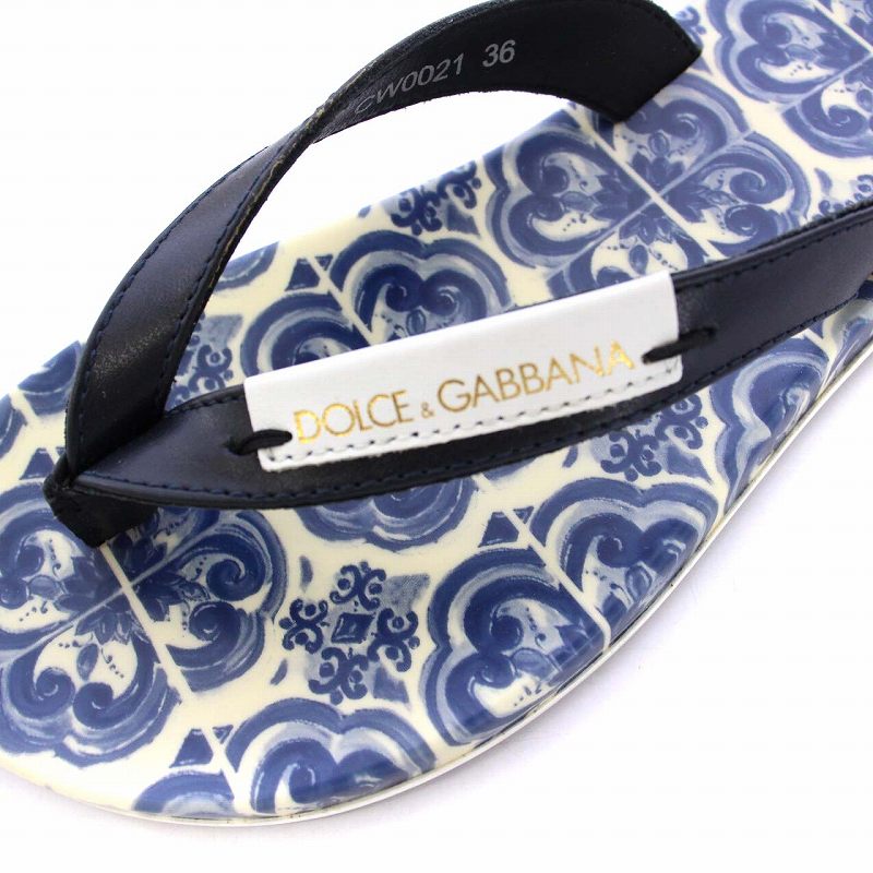 ドルチェ&ガッバーナ ドルガバ DOLCE&GABBANA ビーチサンダル トング 