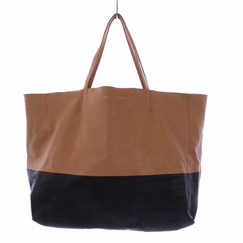 セリーヌ CELINE ホリゾンタルカバ トートバッグ ハンドバッグ レザー 