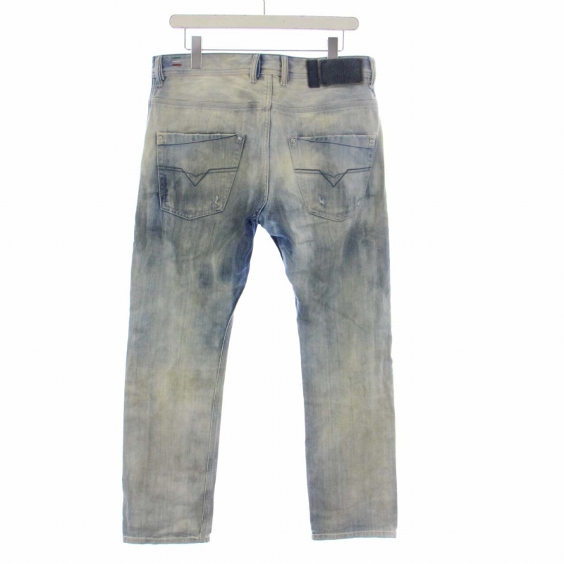 ディーゼル DIESEL KROOLEY レギュラースリム キャロット デニムパンツ 
