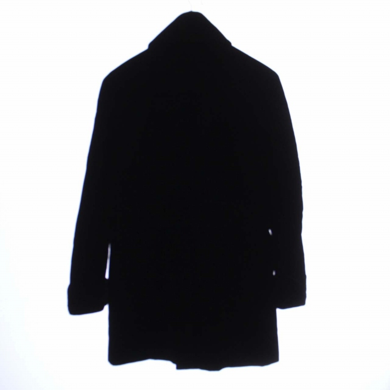 バーバリーブラックレーベル BURBERRY BLACK LABEL ベロア ピーコート 