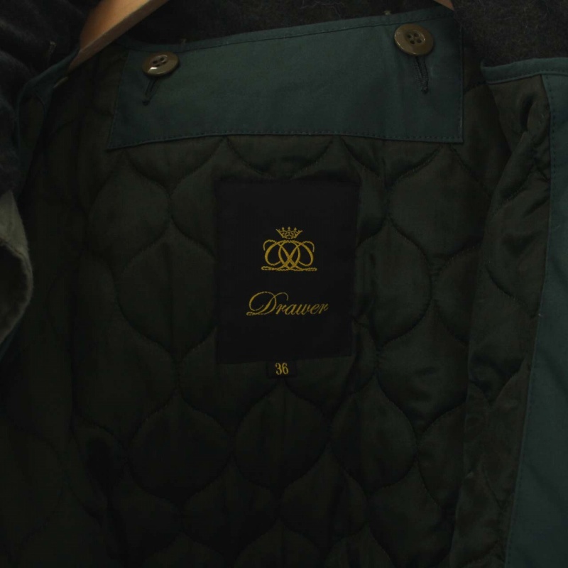 ドゥロワー Drawer 18AW ファースリーブモッズコート ミリタリー