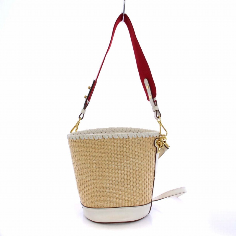 PRADA ベージュ バケットバッグ