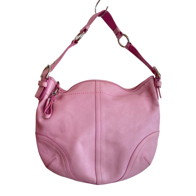 COACH ピンク レザー ショルダーバッグ COACH コーチ