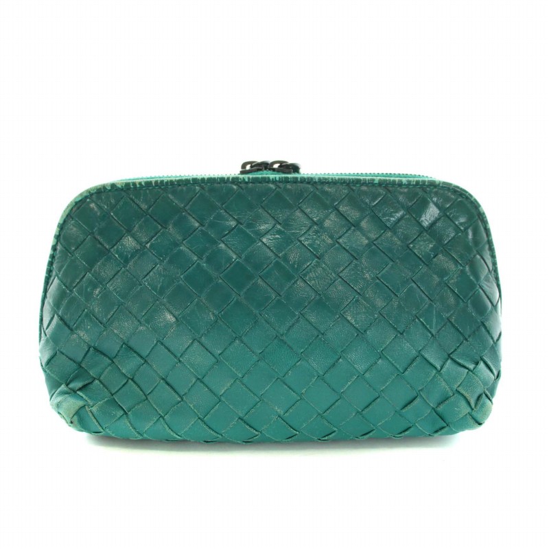 ボッテガヴェネタ BOTTEGA VENETA イントレチャート ポーチ 化粧