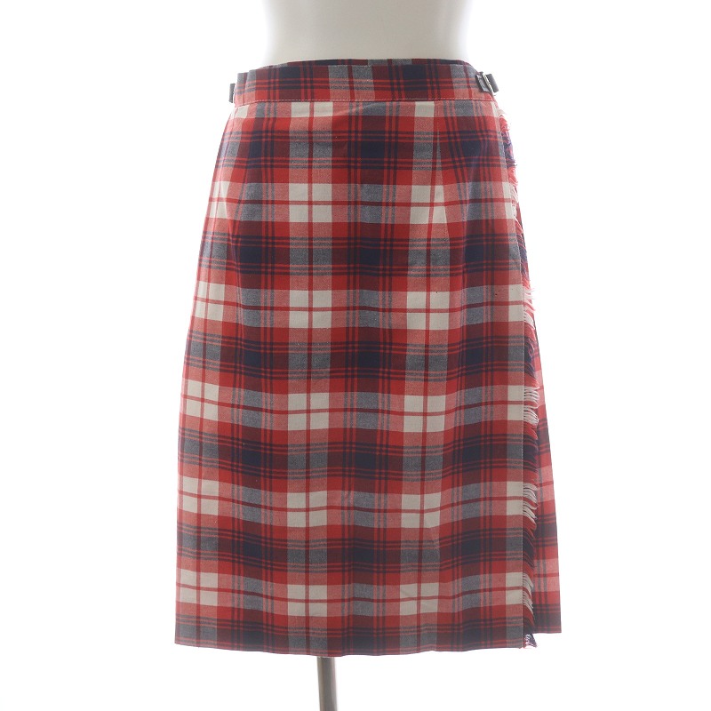 オニールオブダブリン 膝丈スカート 赤 紺 レッド ネイビー 専用