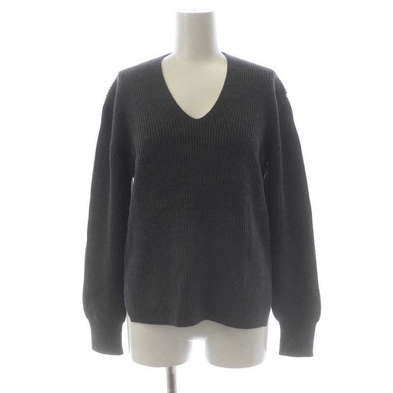 オーラリー AURALEE 12ply SUPER COMFORT WOOL HEAVY RIB KNIT  