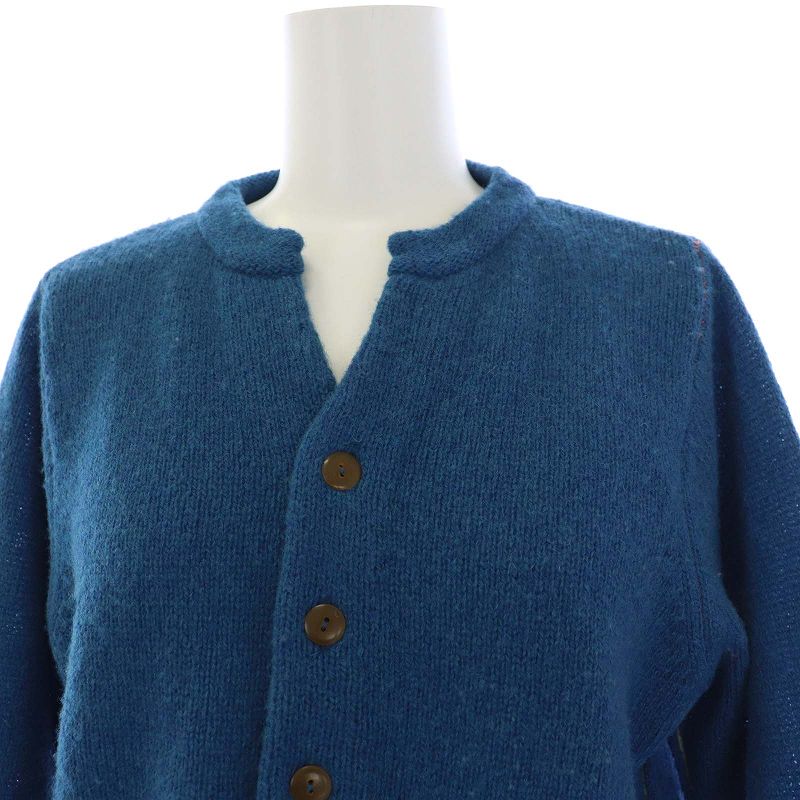 藍色のウールのカーディガンパラスパレスサイズ2