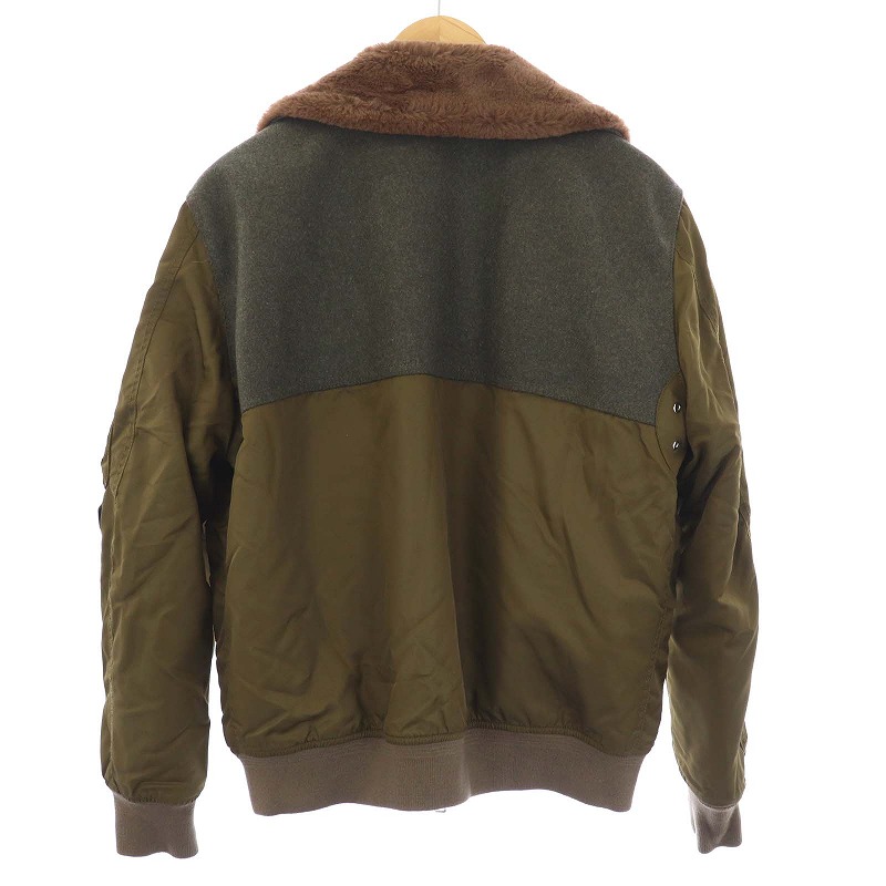 ディーゼル DIESEL W-LOUIS JACKET エコファー アビエイタージャケット