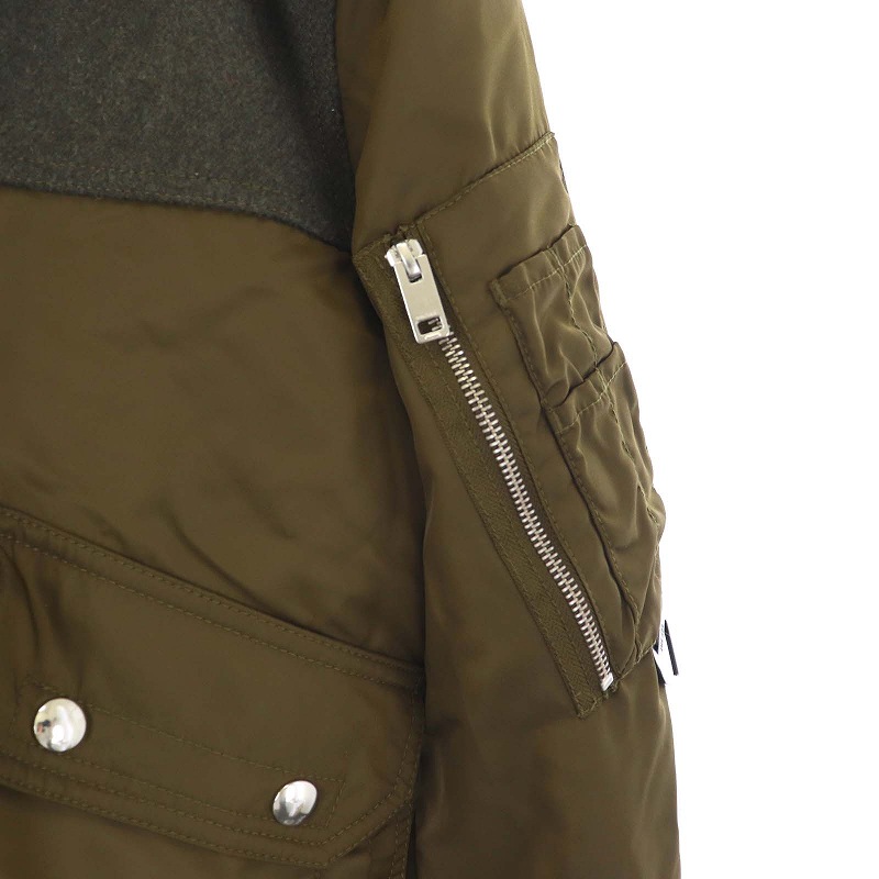 ディーゼル DIESEL W-LOUIS JACKET エコファー アビエイタージャケット