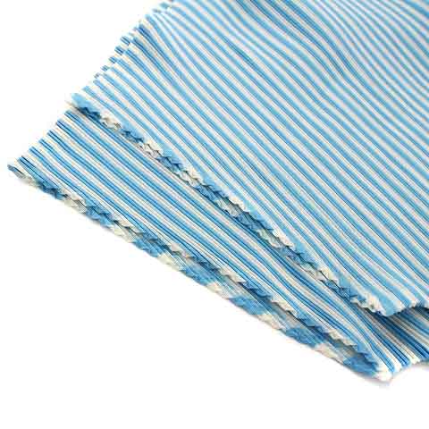 プリーツプリーズ フレンチスリーブ ライトブルー サイズ3 WEB限定】〈洗濯機可能〉ドット 花柄 サイド プリーツ フレンチ