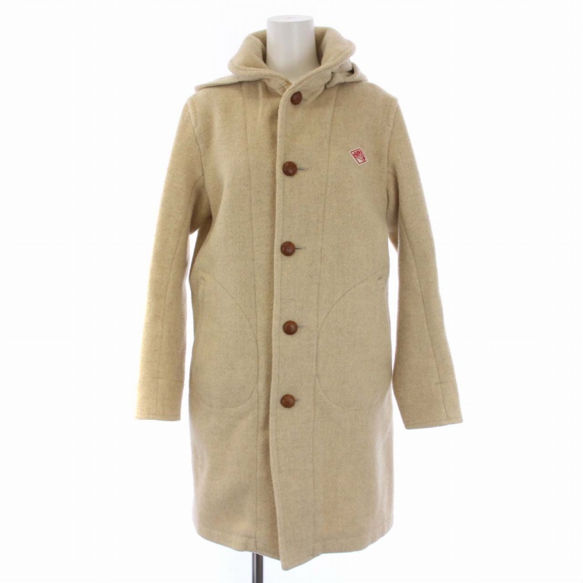 DANTON フード付きベージュアウター DANTON / ダントン】 T/C LONG