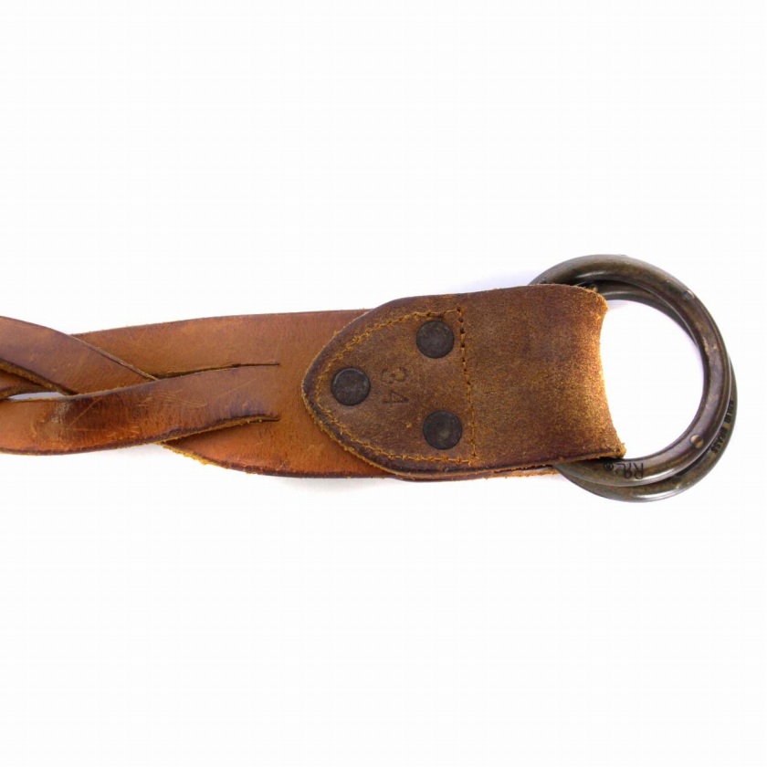 RRL ダブルアールエルリング付きカジュアルベルト Double RL(RRL) LEATHER RING BELT ダブルアールエル リング