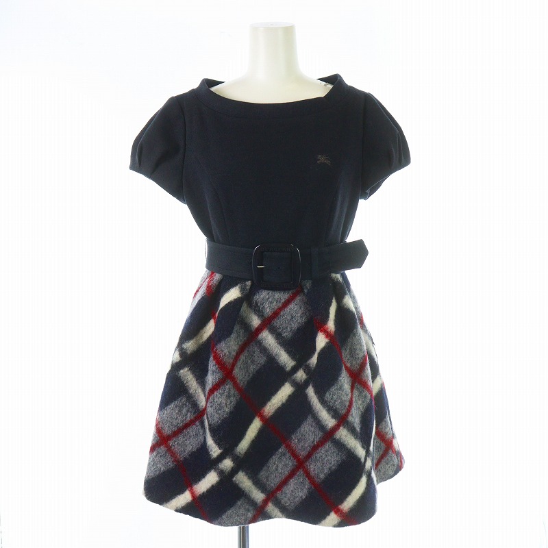 未使用品 バーバリーブルーレーベル BURBERRY BLUE LABEL ワンピース 
