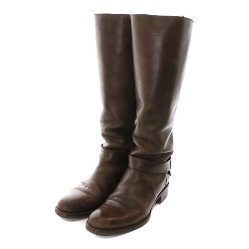 サルトル SARTORE ジョッキーブーツ ロングブーツ レザー ベルト 