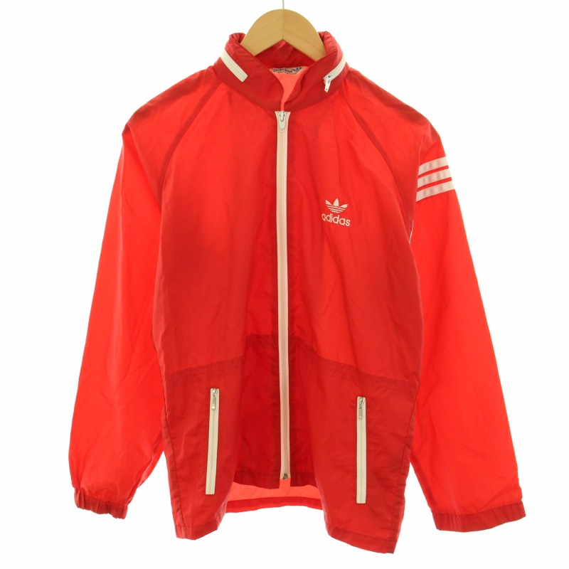 アディダス adidas トレフォイルロゴジップアップナイロンジャケット 