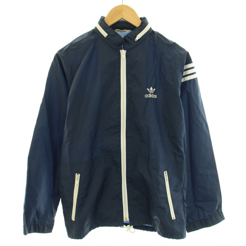 アディダス adidas トレフォイルロゴジップアップナイロンジャケット 
