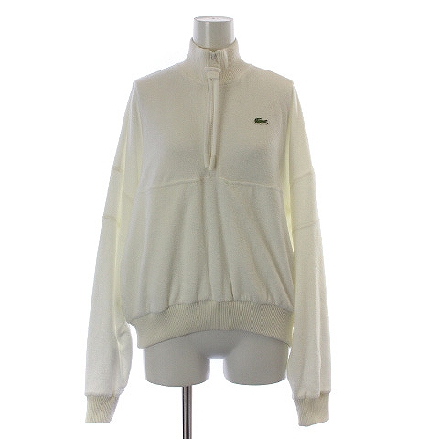 ラコステ LACOSTE スウェット シャツ ハイネック ハーフジップ 