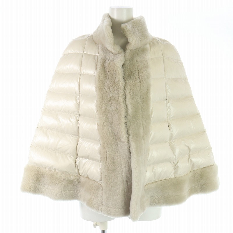 エンメティ EMMETI ムートンダウンポンチョ MOUTON DOWN ジャケット  