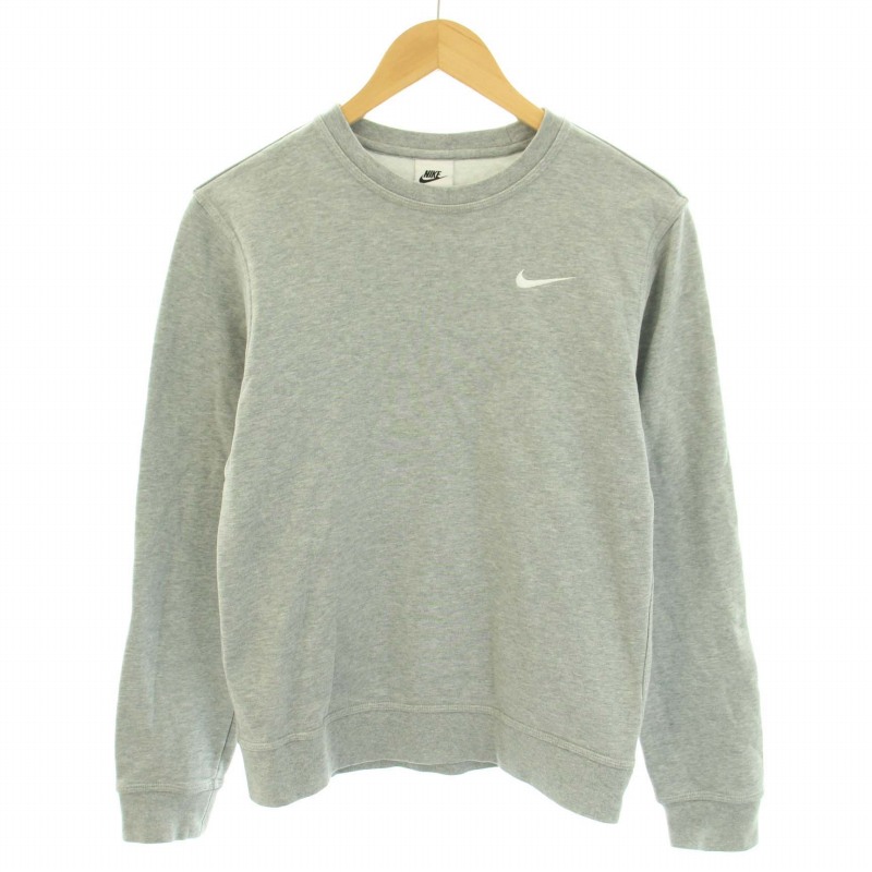 NIKE ナイキ　シンプル　トレーナー　ロゴ刺繍　グレー160cm 新品 楽天市場】ナイキ トレーナー グレーの通販