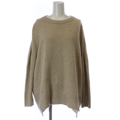 イエナ IENA 21AW ウール カシミヤ ワイド 長袖 プルオーバー ニット  