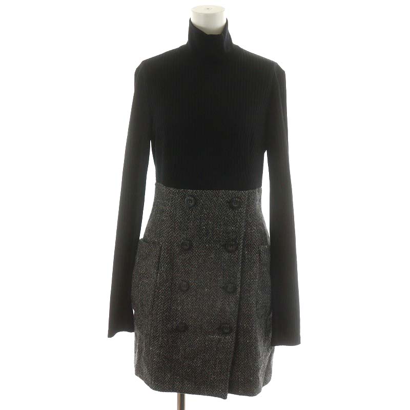 ディー&ジー ドルガバ ドルチェ&ガッバーナ D&G ワンピース ひざ丈  