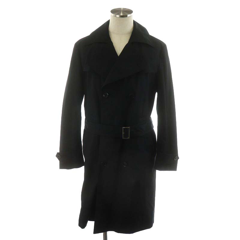 ポールスミス PAUL SMITH トレンチコート ロング丈 裏地フェザー柄