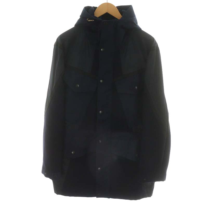 ポールスミス PAUL SMITH マウンテンパーカー ナイロン フード M 紺 