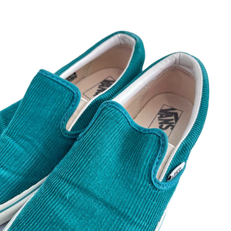 VANS グリーンスリッポン YUページVANS新品26cmオリーブグリーン